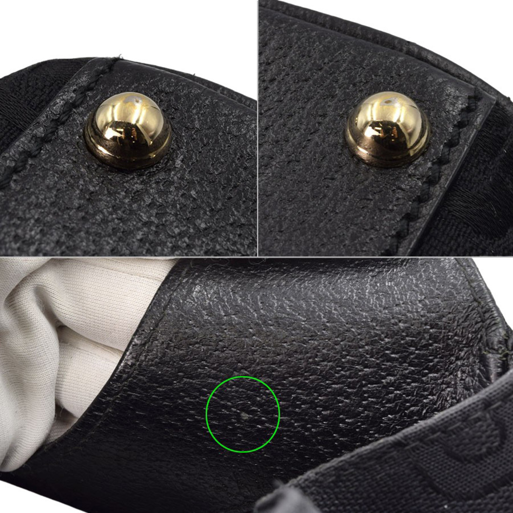 Gucci New Jackie Shoulder Bag Canvas/Leather Black - Picture 12 of 14